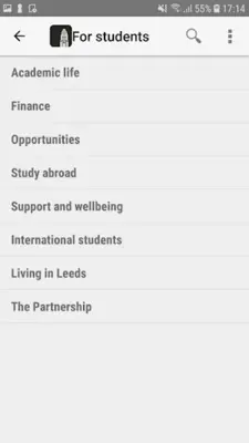 UniLeeds android App screenshot 0